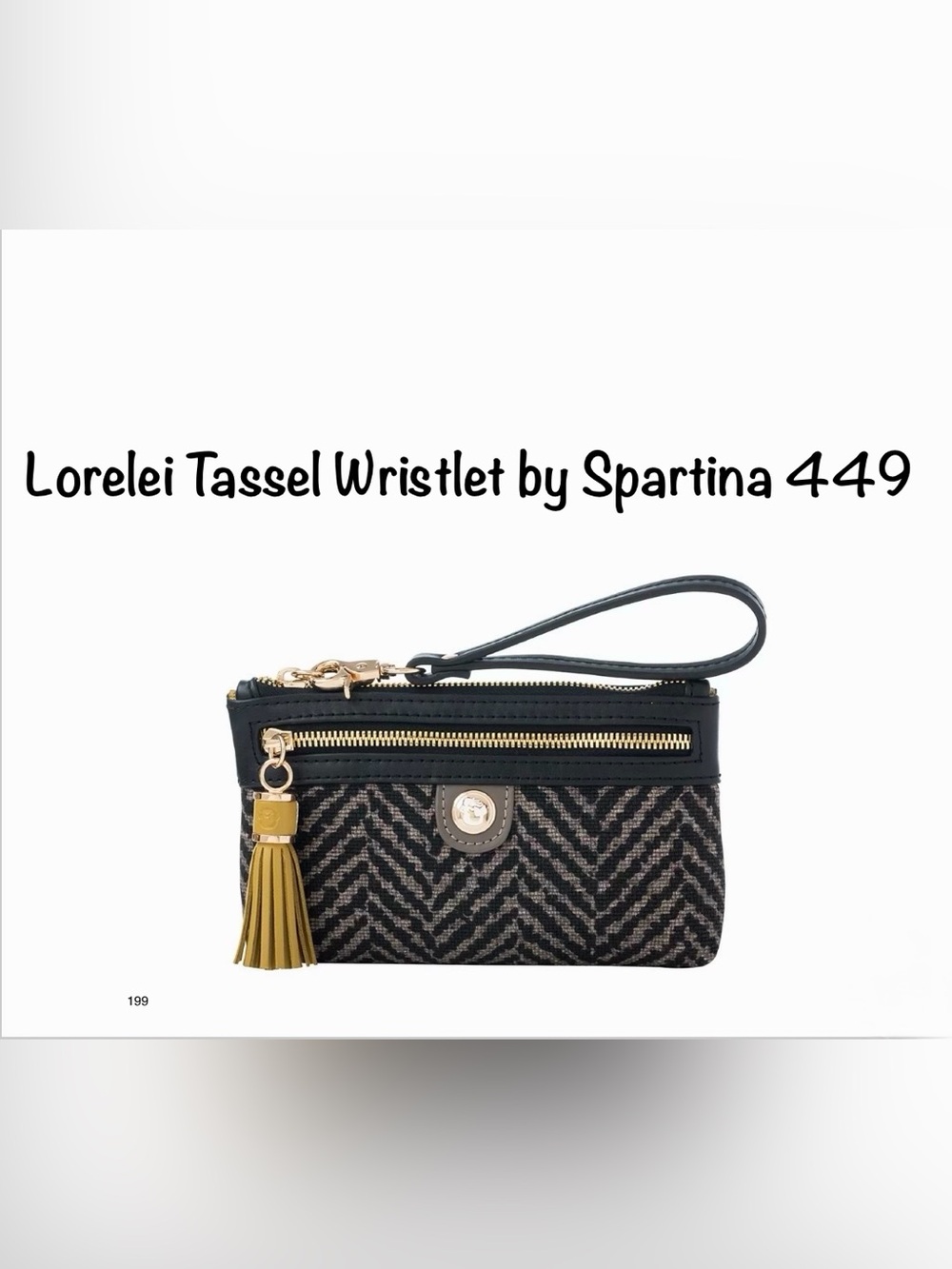 Lorelei Tassel Wristlet by Spartina 449